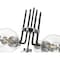 Z-Lite Parsons 9 Light Chandelier, Matte Black & Clear 477-9MB-BN - alternate 7